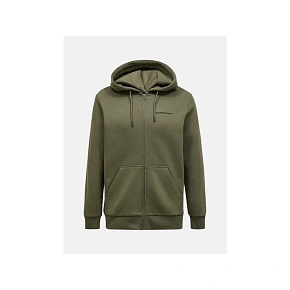 Bluza PEAK PERFORMANCE Original Small Logo Zip Hood Men zielony Bluza PEAK PERFORMANCE Original Small Logo Zip Hood Men zielony