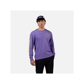 Koszulka unisex ROSSIGNOL SUPER LS TEE fioletowa Koszulka unisex ROSSIGNOL SUPER LS TEE fioletowa