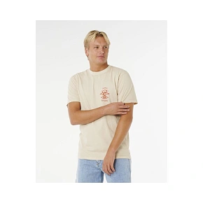 Koszulka męska RIP CURL Search Icon Tee beżowa Koszulka męska RIP CURL Search Icon Tee beżowa