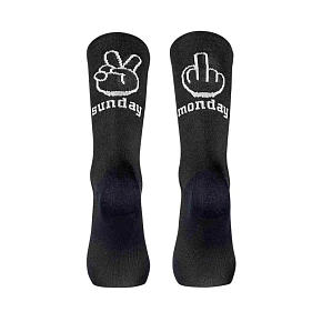 Skarpety rowerowe NORTHWAVE Sunday Monday Sock czarny Skarpety rowerowe NORTHWAVE Sunday Monday Sock czarny