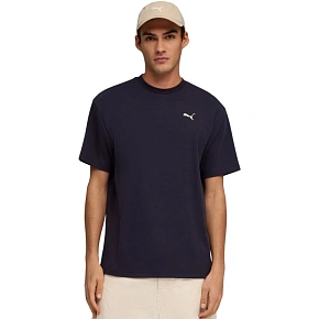 Koszulka męska Puma ESS Elevated Relaxed Tee granatowa 692018 16 pánské Koszulka męska Puma ESS Elevated Relaxed Tee granatowa 692018 16 pánské