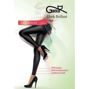 Legginsy damskie czarne Brillant Black - Gatta