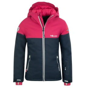 Kurtka z kapturem dziewczęca Trollkids Girls Hallingdal Jacket z kapturem granatowa/różowa (223-114) Kurtka z kapturem dziewczęca Trollkids Girls Hallingdal Jacket z kapturem granatowa/różowa (223-114)
