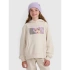 Bluza dresowa nierozpinana z kapturem dziewczęca 4F 4FJRAW25TSWSF2294-11S