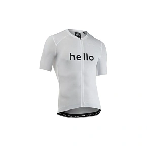 Koszulka rowerowa NORTHWAVE Blade Hello Goodbye Jersey S/s biała Koszulka rowerowa NORTHWAVE Blade Hello Goodbye Jersey S/s biała