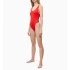 Jednoczęściowy strój kąpielowy KW0KW00825-XA7 czerwony - Calvin Klein