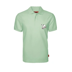 Męska koszulka polo / t-shirt John JFTPOLO13-DOG Mint - John Frank