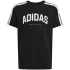 Koszulka dla dzieci adidas Codes Collegiate Graphic Tee czarna JL6139