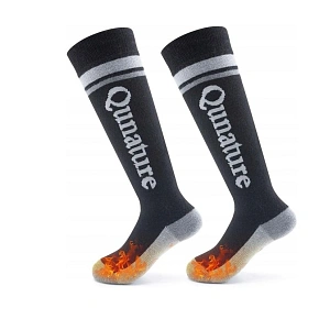 Qunature zimowe skarpety termiczne czarne 24-28