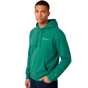 Bluza męska Champion Hooded Sweatshirt zielona 221791 GS108 pánské