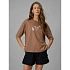 T-shirt regular z nadrukiem damski 4F 4FRSS26TTSHF3704-83S dámské