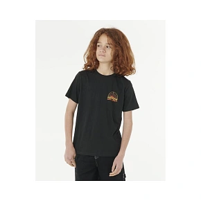Koszulka RIP CURL GRATEFUL SHRED TEE - BOY czarna Koszulka RIP CURL GRATEFUL SHRED TEE - BOY czarna