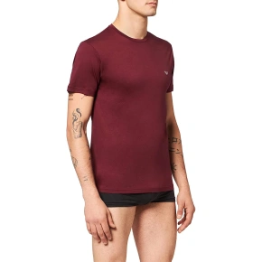 T-shirt męski 110853 1A538 - 00076 - Bordo - Emporio Armani