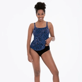 Tankini Top 6599-1 Czarno-niebieski - Anita Care
