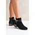 Buty za kostkę damskie K-99213 czarne - Podążaj za modą