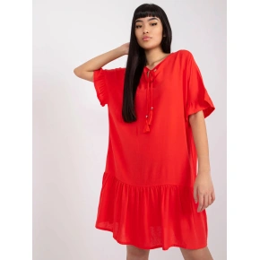 Sukienka damska D73761M30306A czerwona - Sublevel
