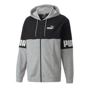 Pánská mikina 849842 04 Šedá s černou - Puma