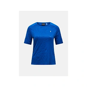 Koszulka damska PEAK PERFORMANCE W Discover T-Shirt kolor niebieski Koszulka damska PEAK PERFORMANCE W Discover T-Shirt kolor niebieski