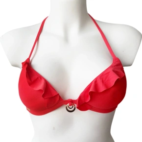 Top kąpielowy push-up BA122 czerwony - Selmark