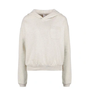 Damska bluza z kapturem QS5612E-SZH beżowy - Calvin Klein