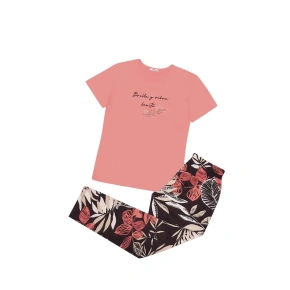 Piżama damska 160/089 wzór pomarańczowy - Karol