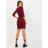 Sukienka damska LK SK 506559.47 bordowy - FPrice