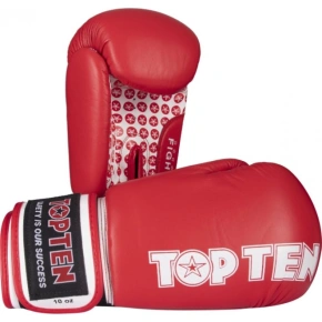 Rękawice bokserskie TOP TEN "FIGHT" RTT-2 10 oz (WAKO APPROVED)