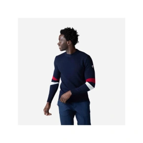 Sweter Rossignol Signature Rn Knit granatowy