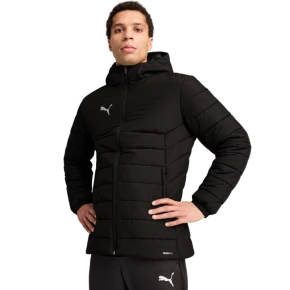Kurtka męska Puma Team Additions Hooded Padded czarna 659795 03 pánské Kurtka męska Puma Team Additions Hooded Padded czarna 659795 03 pánské