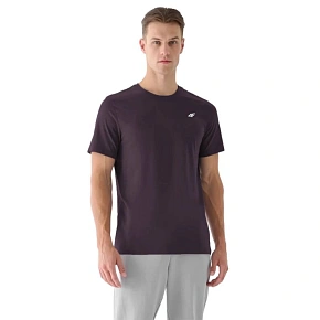 T-shirt bewełniany męski 4F 4FWSS26TTSHM4484-50S pánské