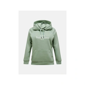 Bluza damska PEAK PERFORMANCE W Original Hood kolor zielony Bluza damska PEAK PERFORMANCE W Original Hood kolor zielony