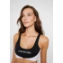 Top kąpielowy KW0KW00839-BEH czarno-biały - Calvin Klein