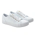 Lee Cooper buty sportowe damskie trampki z tkaniny stylowe białe dámské