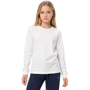 Koszulka dla dziewczynki Longsleeve 4F F460 biała 4FJWMM00TLONF460 10S Koszulka dla dziewczynki Longsleeve 4F F460 biała 4FJWMM00TLONF460 10S