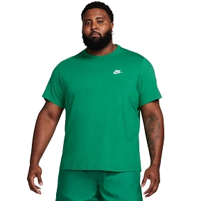 Koszulka męska Nike Club Tee zielona AR4997 365 pánské