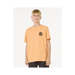 T-Shirt dziecięcy RIP CURL Wetsuit Icon Tee - Kids pomarańczowy T-Shirt dziecięcy RIP CURL Wetsuit Icon Tee - Kids pomarańczowy