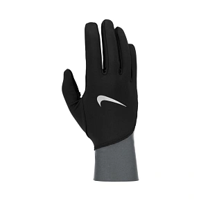 Rękawiczki do biegania męskie Nike Pacer Midweight czarno-szare N1010535018 L Rękawiczki do biegania męskie Nike Pacer Midweight czarno-szare N1010535018 L