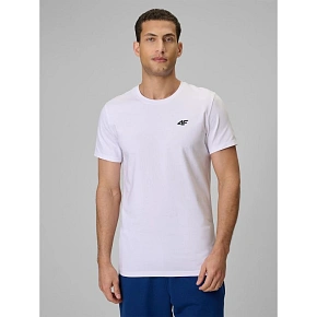 T-shirt slim gładki męski 4F 4FRMM00TTSHM4193-10S T-shirt slim gładki męski 4F 4FRMM00TTSHM4193-10S