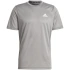 Koszulka męska adidas Aeroready Des szara GM2121 pánské