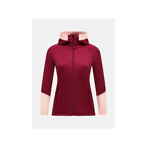 Bluza z kapturem damska Peak Performance Rider Essentials Zip Hood - vertical zenith/peach fuzz rozmiar: m Bluza z kapturem damska Peak Performance Rider Essentials Zip Hood - vertical zenith/peach fuzz rozmiar: m