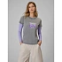 T-shirt regular z nadrukiem damski 4F 4FRSS26TTSHF4513-27S dámské
