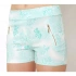 Damskie bawełniane elastyczne szorty BLACK&FISH ozdobione zamkiem błyskawicznym koralowy/miętowy/beżowy - BLACK&FISH