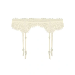 Pas do pończoch fuksja ecru - Julimex