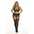 Biustonosz Plus Size V-8731 Czarny - Axami