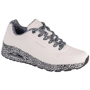 Skechers Uno - Stark Mini Drip 183518-WBK Białe Skechers Uno - Stark Mini Drip 183518-WBK Białe