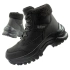 Lee Cooper buty sportowe damskie zimowe trekkingowe ocieplane czarne sznurowane dámské