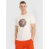 T-shirt regular z nadrukiem męski 4F 4FRSS25TTSHM3093-11S pánské