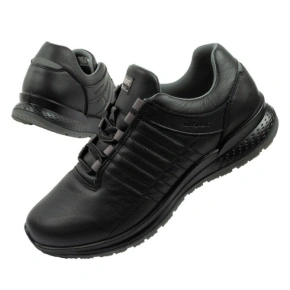 Grisport buty męskie sportowe Nero avon skórzane czarne wygodne lekkie