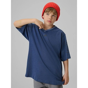T-shirt loose z nadrukiem chłopięcy 4F 4FJRSS26TTSHM3467-31S T-shirt loose z nadrukiem chłopięcy 4F 4FJRSS26TTSHM3467-31S