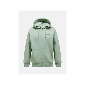Bluza męska PEAK PERFORMANCE M Original Small Logo Zip Hood kolor zielony pánské Bluza męska PEAK PERFORMANCE M Original Small Logo Zip Hood kolor zielony pánské